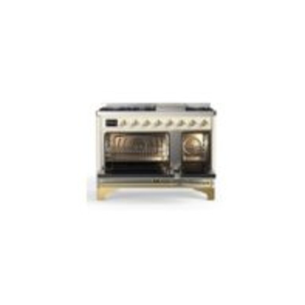 ILVE_UM12FDNS3AWG_Majestic_II_48_Dual_Fuel_Range_Front_View