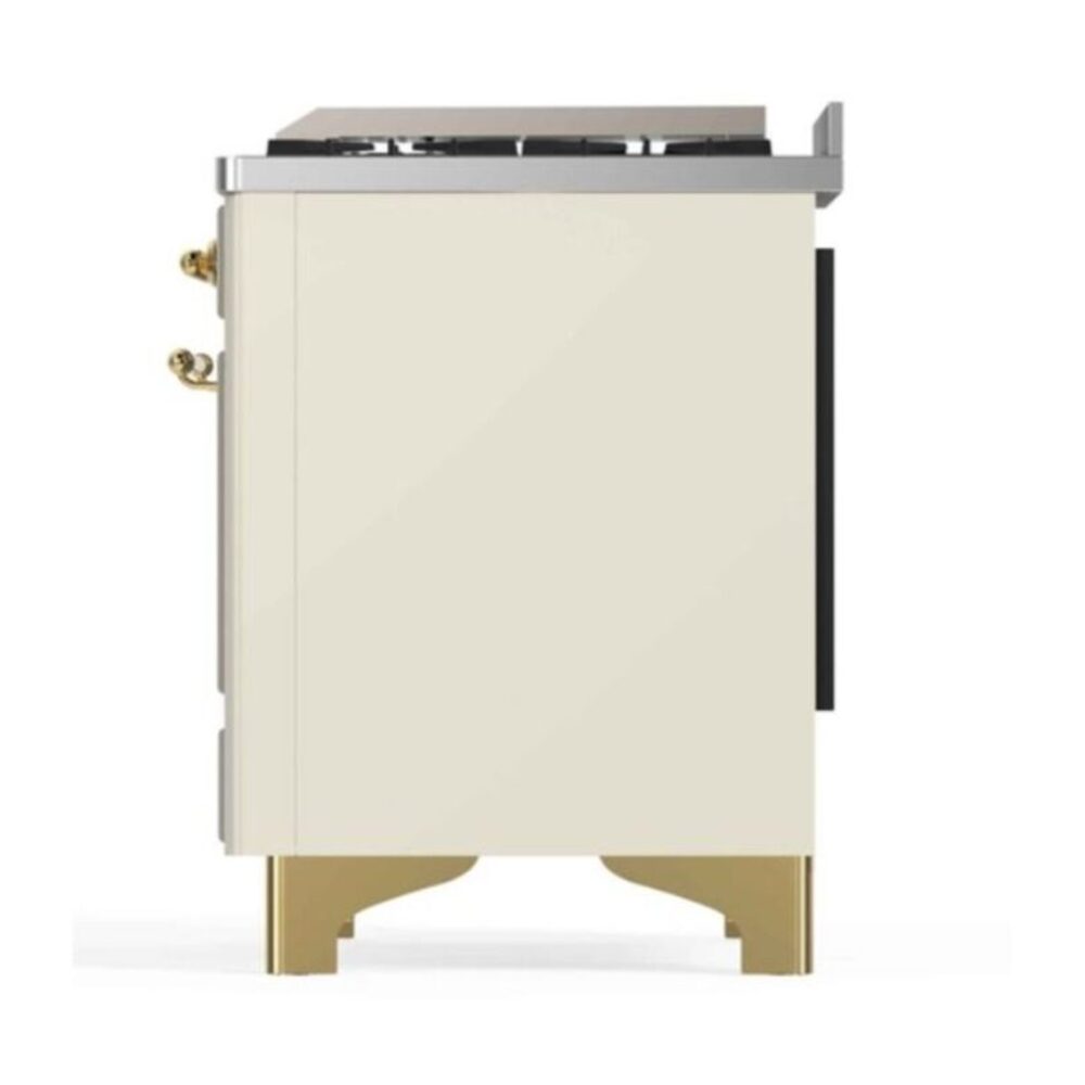 ILVE_UM12FDNS3AWG_Majestic_II_48"_Dual_Fuel_Range_Right_Angle