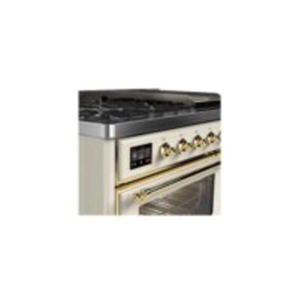 ILVE UM12F Majestic II 48 inch Dual Fuel Range with 8 Burners, Griddle