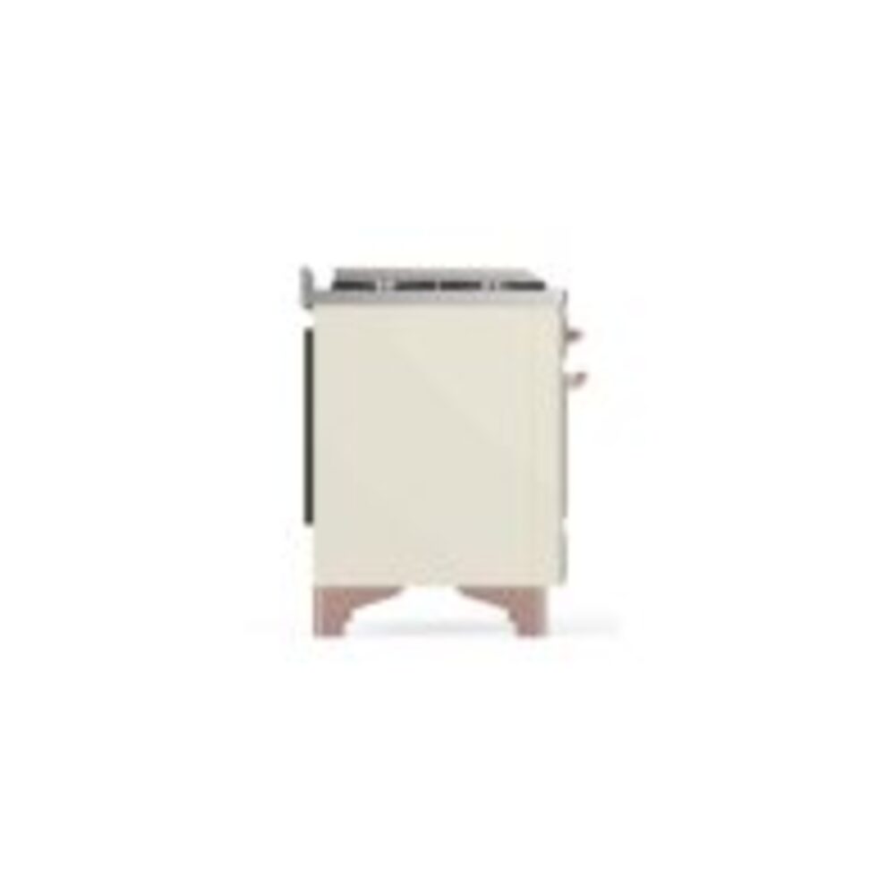ILVE_UM12FDNS3AWPLP_Majestic_II_48"_Dual_Fuel_Range_Left_Angle