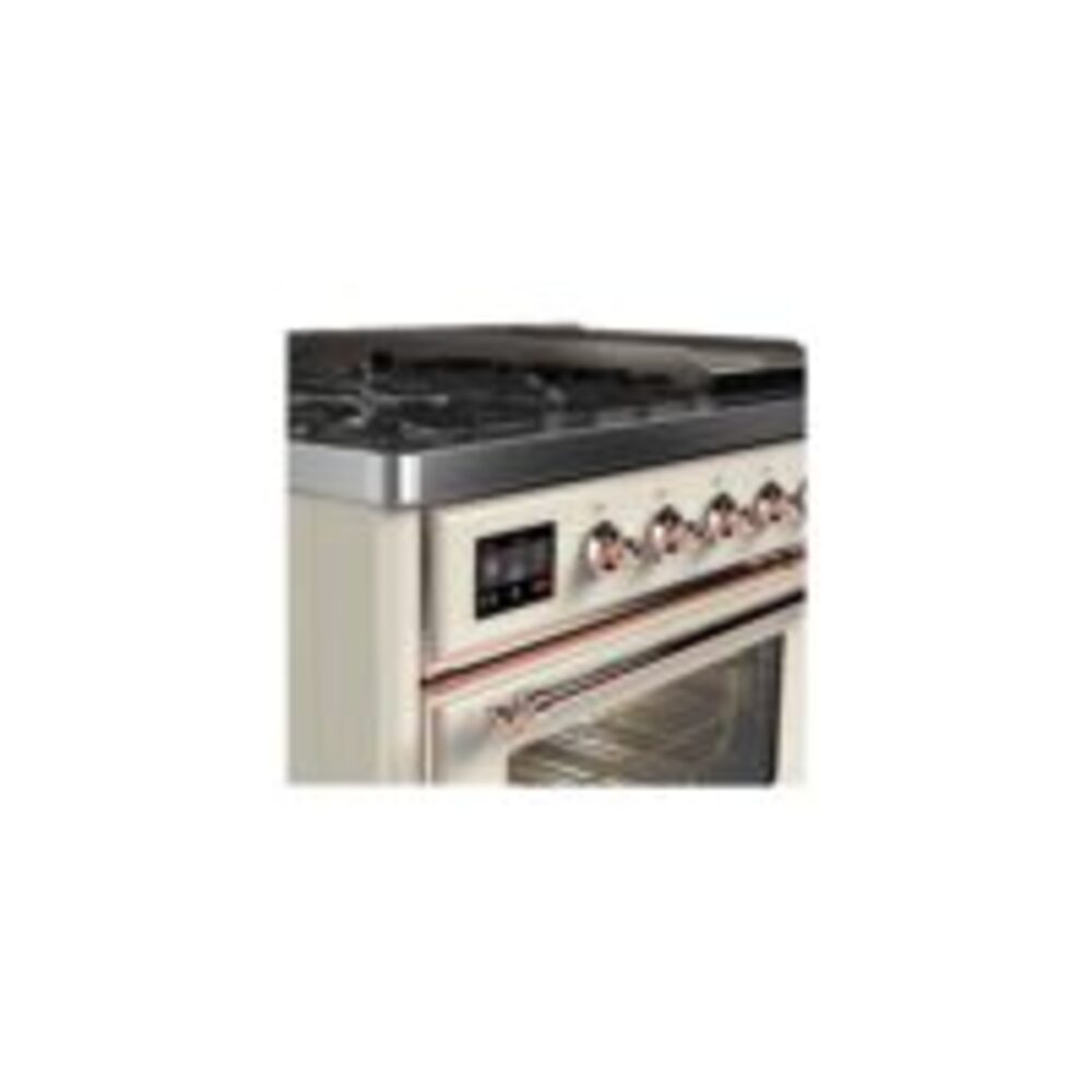 ILVE UM12F Majestic II 48 inch Dual Fuel Range with 8 Burners, Griddle