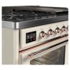 ILVE UM12F Majestic II 48 inch Dual Fuel Range with 8 Burners, Griddle