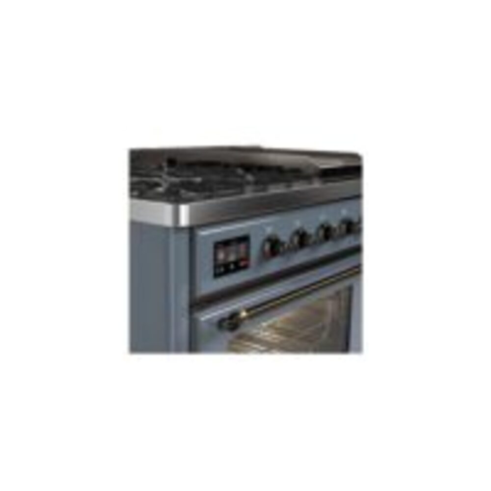 ILVE UM12F Majestic II 48 inch Dual Fuel Range with 8 Burners, Griddle