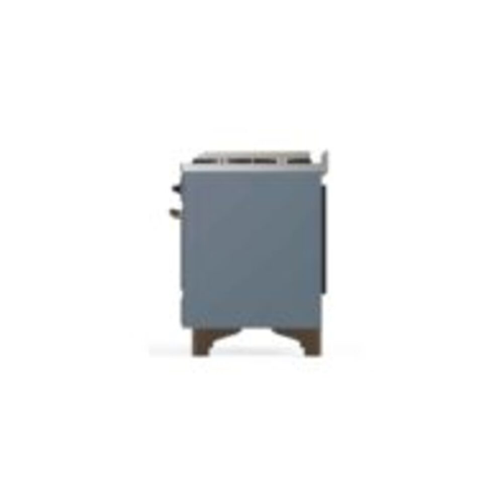 ILVE_UM12FDNS3BGBLP_Majestic_II_48"_Dual_Fuel_Range_right_side