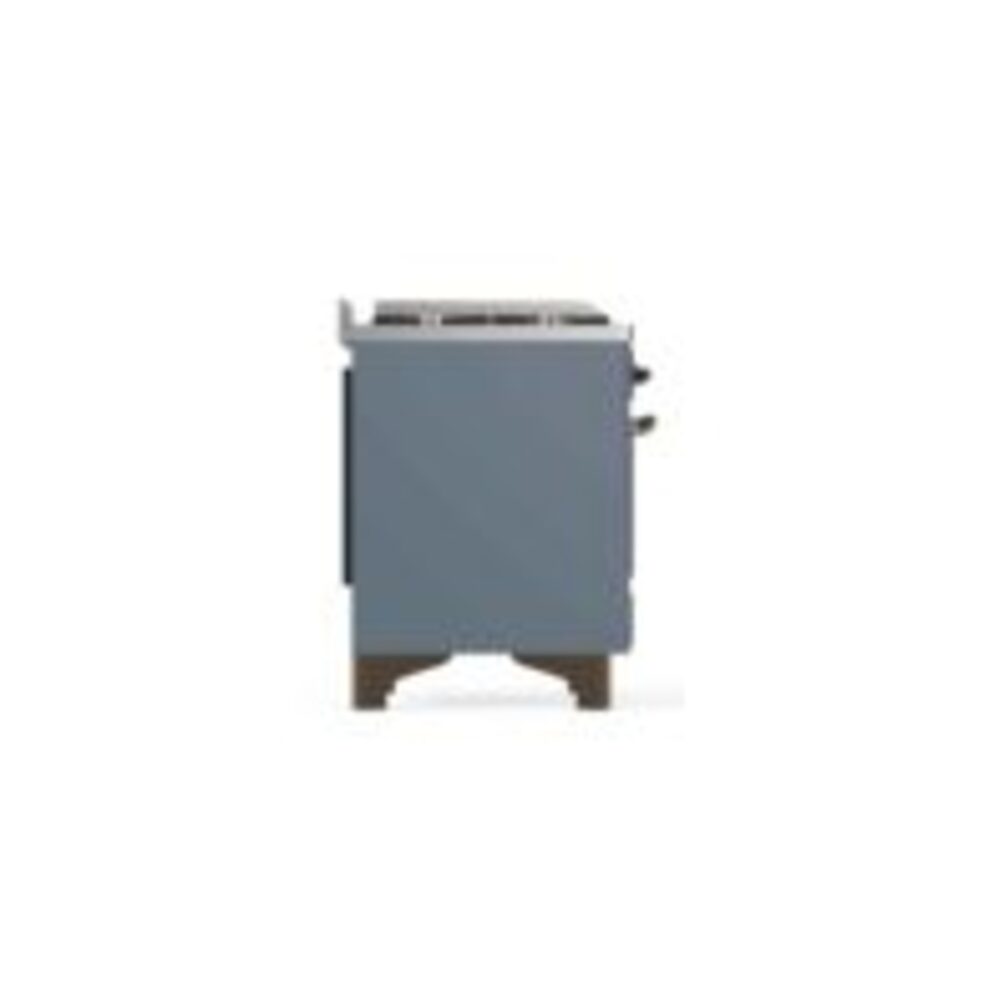 ILVE_UM12FDNS3BGBLP_Majestic_II_48"_Dual_Fuel_Range_left_side