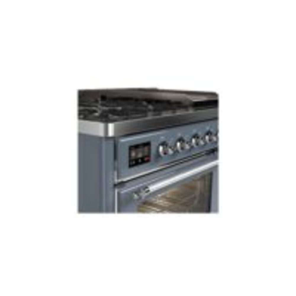 ILVE UM12F Majestic II 48 inch Dual Fuel Range with 8 Burners, Griddle