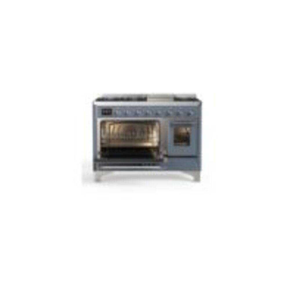 ILVE_UM12FDNS3BGCLP_Majestic_II_48"_Dual_Fuel_Range_left_oven