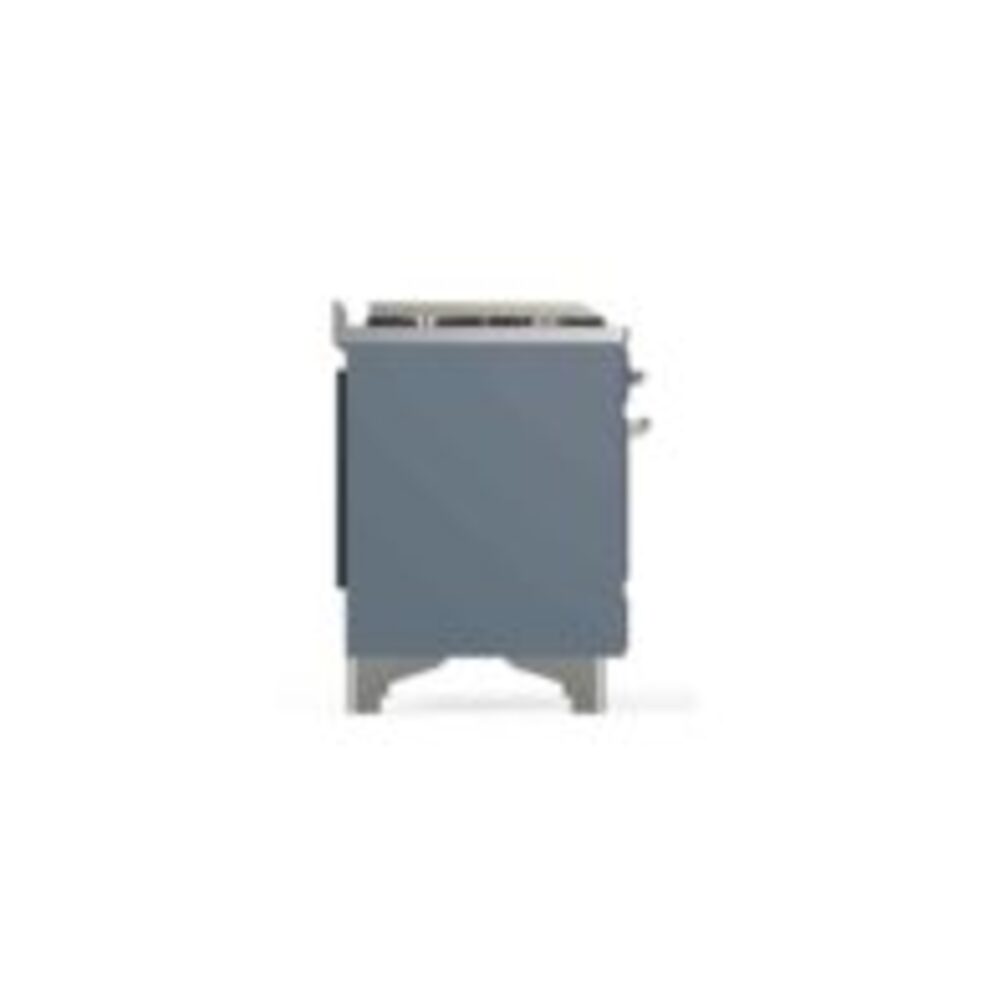 ILVE_UM12FDNS3BGCLP_Majestic_II_48"_Dual_Fuel_Range_left_side