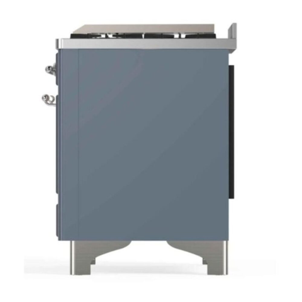 ILVE_UM12FDNS3BGC_Majestic_II_48"_Dual_Fuel_Range_right_side