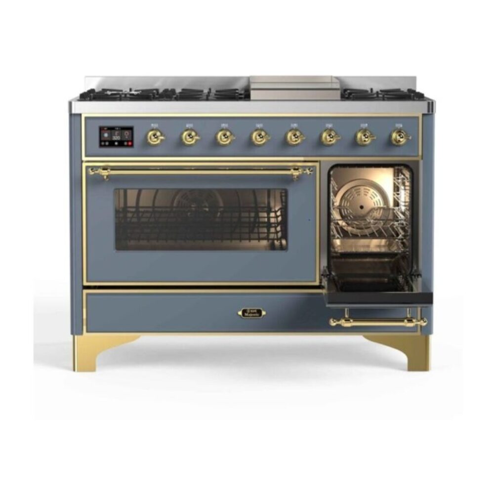 ILVE_UM12FDNS3BGGLP_Majestic_II_48"_Dual_Fuel_Range_right_oven