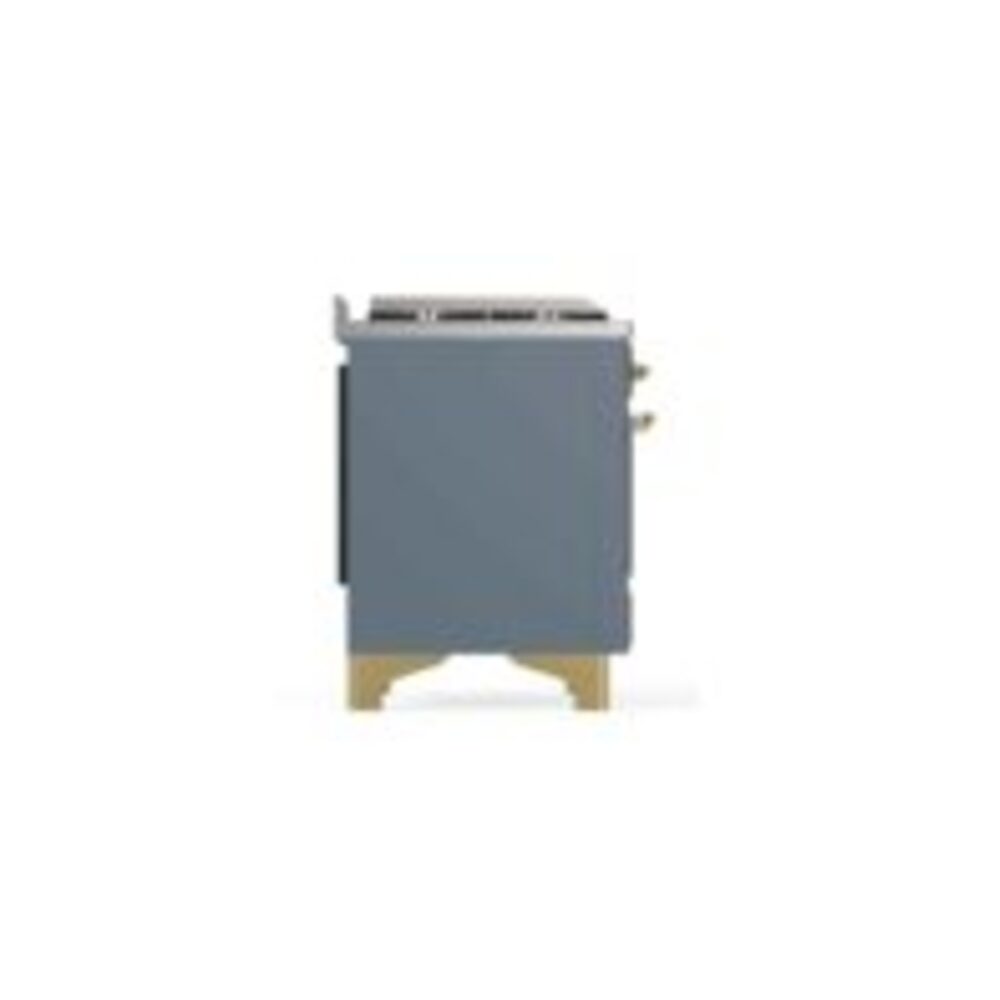 ILVE_UM12FDNS3BGGLP_Majestic_II_48"_Dual_Fuel_Range_left_side