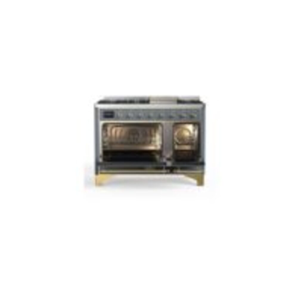 ILVE_UM12FDNS3BGG_Majestic_II_48"_Dual_Fuel_Range_oven_opened