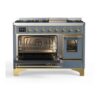 ILVE_UM12FDNS3BGG_Majestic_II_48"_Dual_Fuel_Range_left_oven