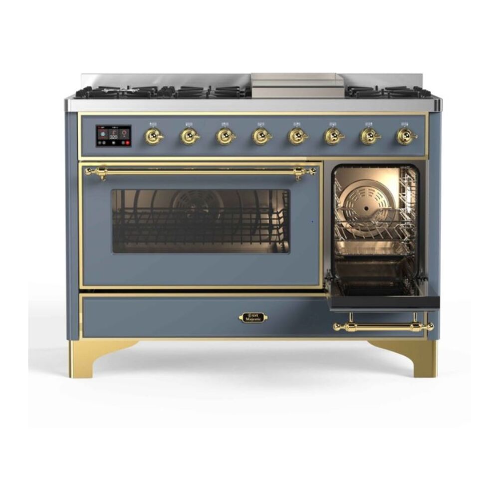 ILVE_UM12FDNS3BGG_Majestic_II_48"_Dual_Fuel_Range_right_oven