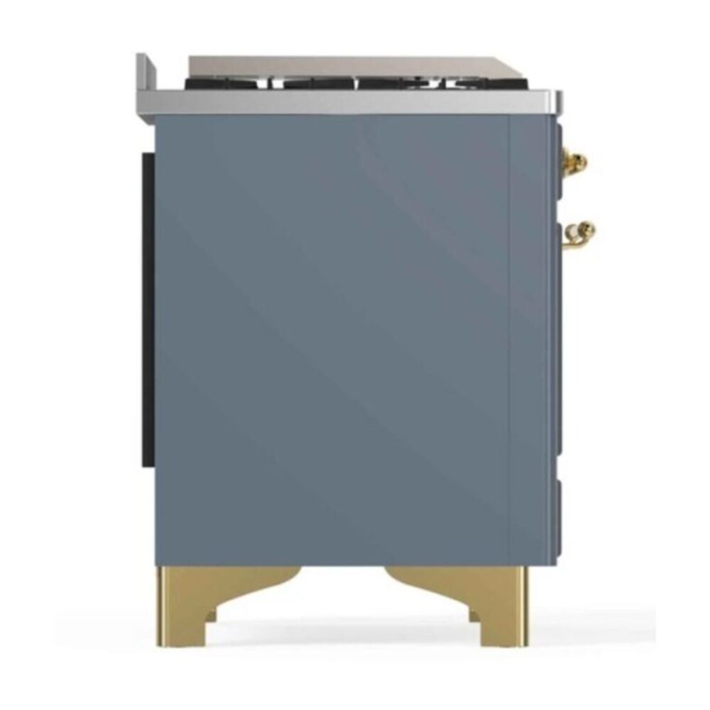 ILVE_UM12FDNS3BGG_Majestic_II_48"_Dual_Fuel_Range_left_side