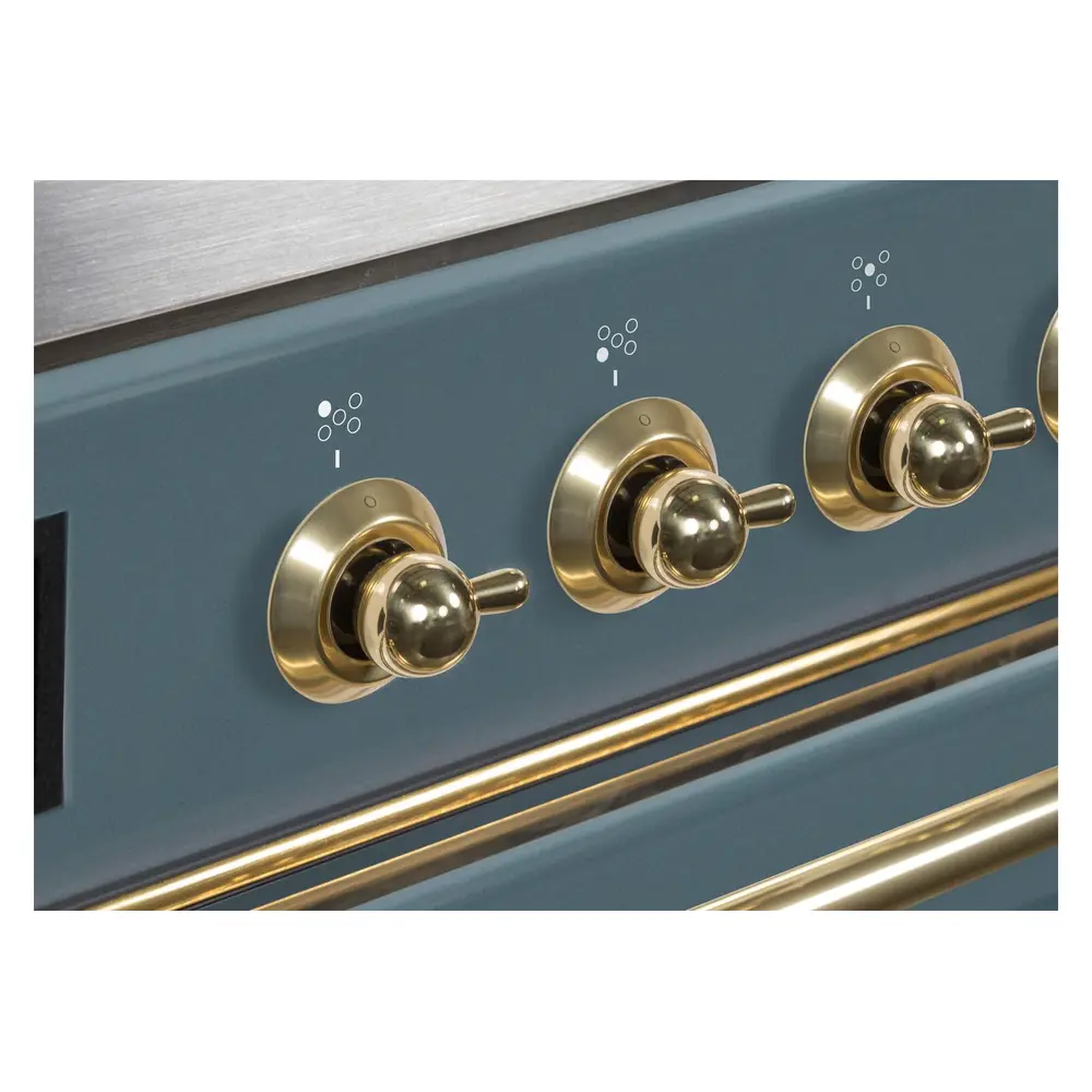 ILVE_UM12FDNS3BGG_Majestic_II_48"_Dual_Fuel_Range_knobs
