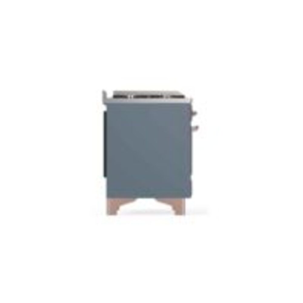 ILVE_UM12FDNS3BGPLP_Majestic_II_48"_Dual_Fuel_Range_left_side