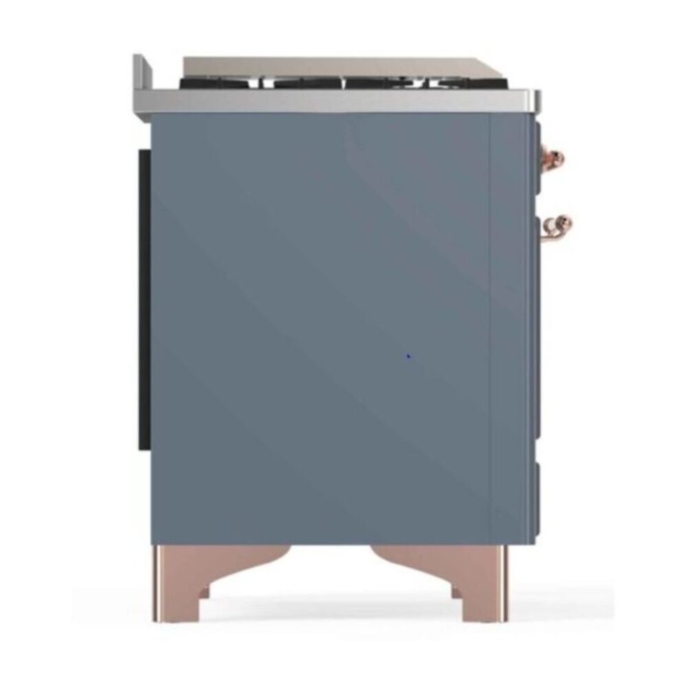 ILVE_UM12FDNS3BGP_Majestic_II_48"_Dual_Fuel_Range_left_side
