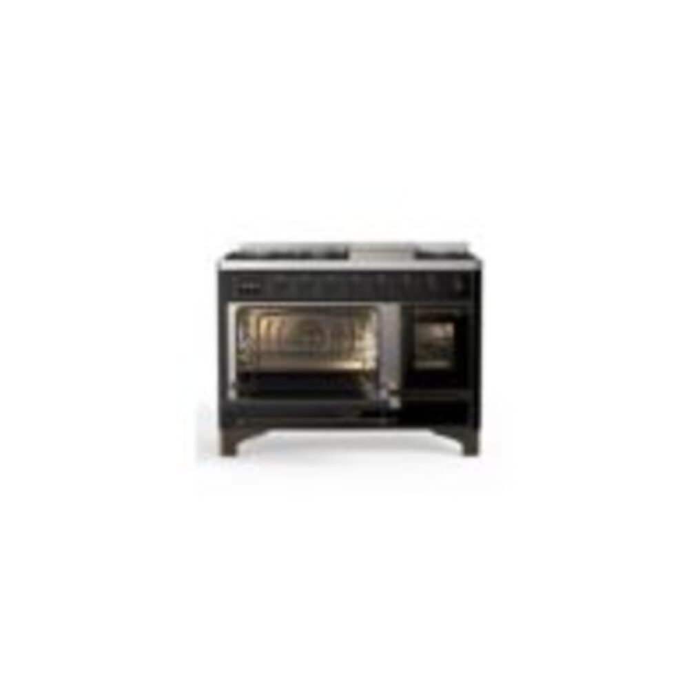 ILVE UM12F Majestic II 48 inch Dual Fuel Range with 8 Burners, Griddle