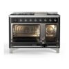 ILVE_UM12FDNS3BKCLP_Majestic_II_48"_Dual_Fuel_Range_oven_opened