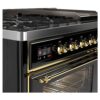 ILVE_UM12FDNS3BKGLP_Majestic_II_48"_Dual_Fuel_Range_front