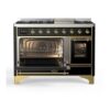 ILVE_UM12FDNS3BKGLP_Majestic_II_48"_Dual_Fuel_Range_left_oven
