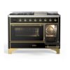 ILVE_UM12FDNS3BKGLP_Majestic_II_48"_Dual_Fuel_Range_right_oven