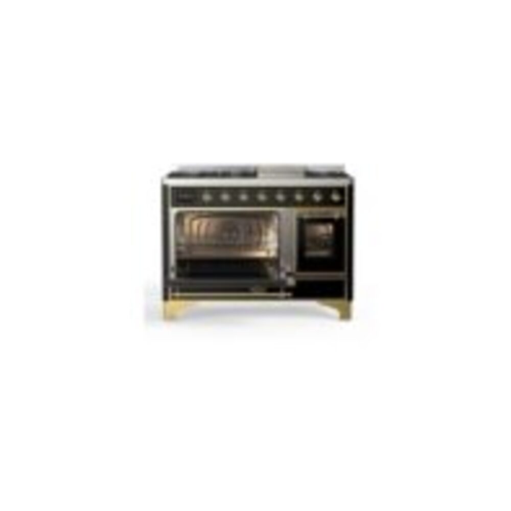 ILVE_UM12FDNS3BKG_Majestic_II_48"_Dual_Fuel_Range_left_oven