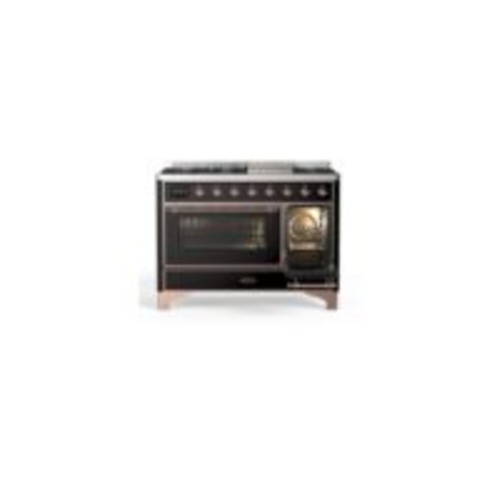 ILVE UM12F Majestic II 48 inch Dual Fuel Range with 8 Burners, Griddle