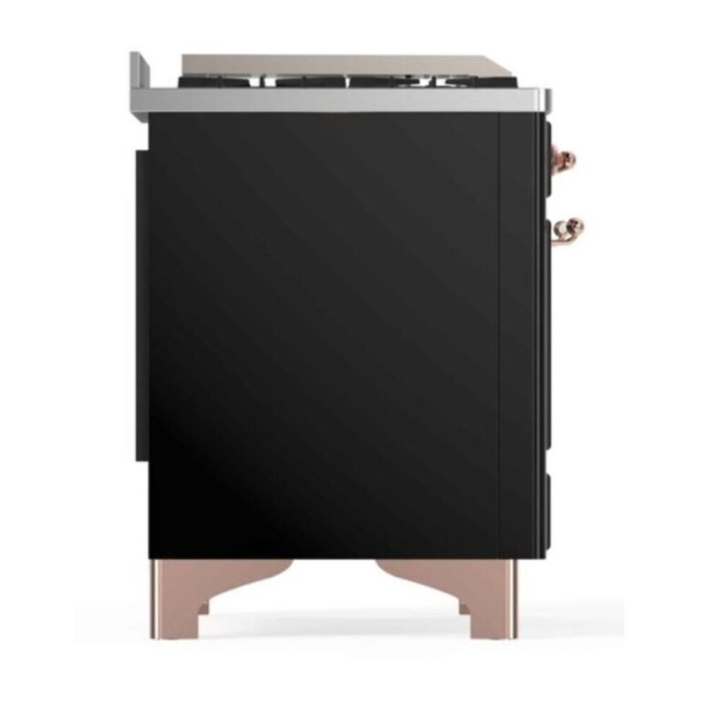ILVE_UM12FDNS3BKPLP_Majestic_II_48"_Dual_Fuel_Range_Left_Angle