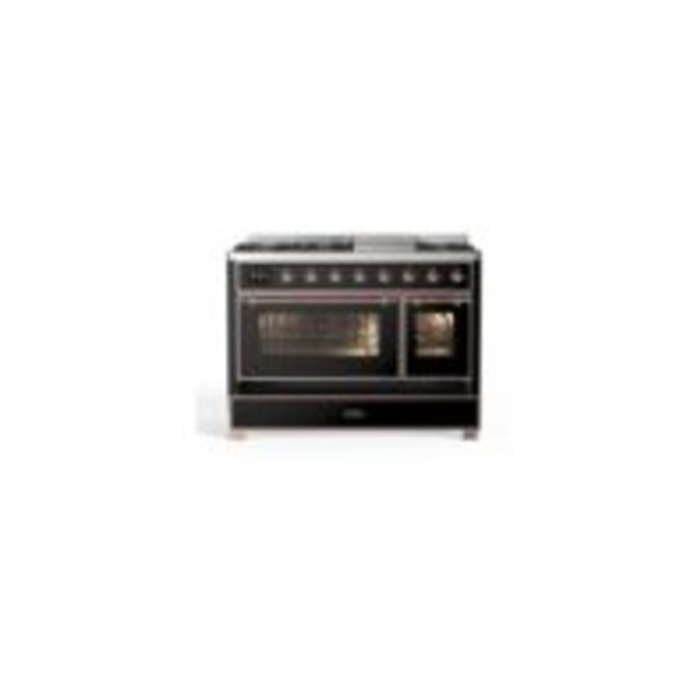ILVE UM12F Majestic II 48 inch Dual Fuel Range with 8 Burners, Griddle
