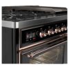 ILVE UM12F Majestic II 48 inch Dual Fuel Range with 8 Burners, Griddle
