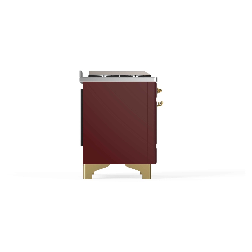 ILVE_UM12FDNS3BUGLP_Majestic_II_48"_Dual_Fuel_Range_Left_Angle