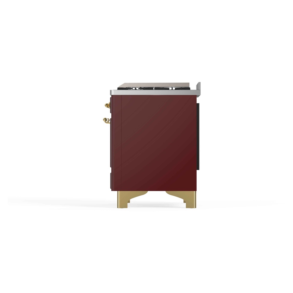 ILVE_UM12FDNS3BUGLP_Majestic_II_48"_Dual_Fuel_Range_Right_Angle