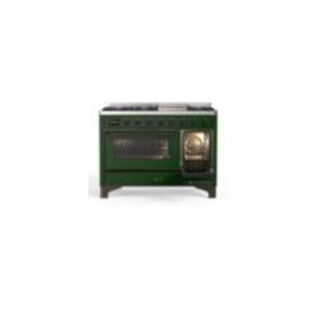ILVE UM12F Majestic II 48 inch Dual Fuel Range with 8 Burners, Griddle