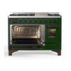 ILVE UM12F Majestic II 48 inch Dual Fuel Range with 8 Burners, Griddle