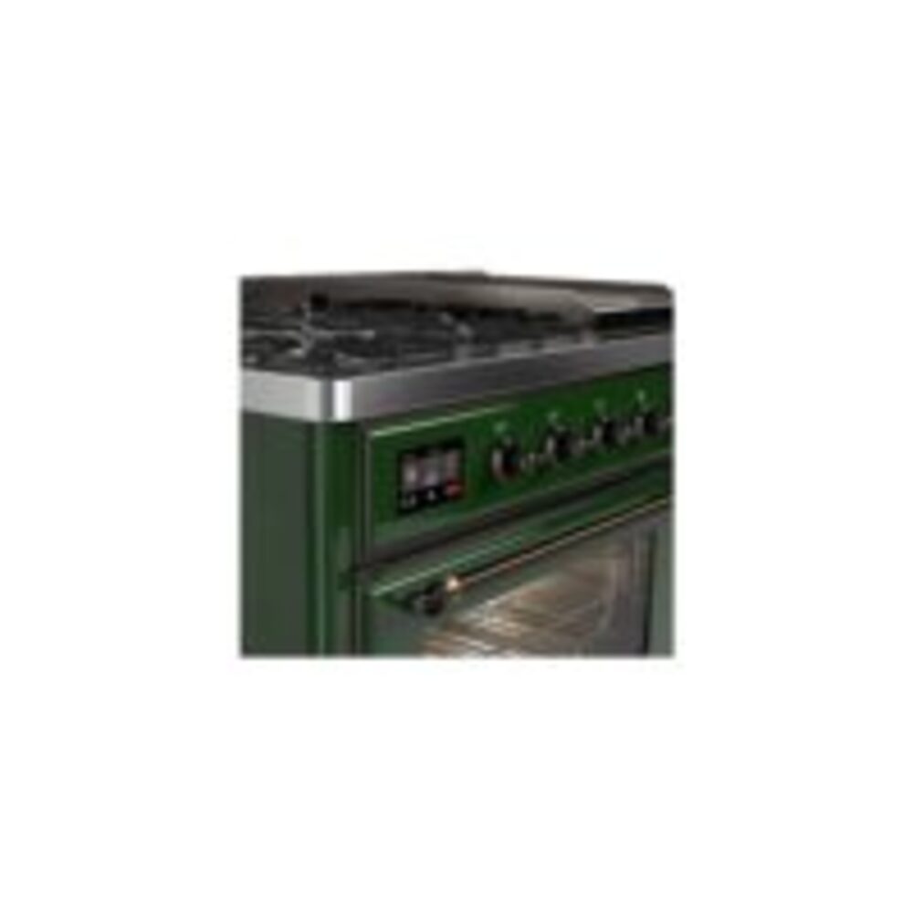 ILVE UM12F Majestic II 48 inch Dual Fuel Range with 8 Burners, Griddle