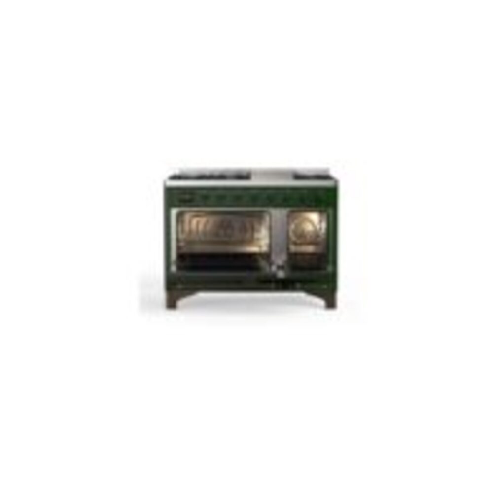 ILVE_UM12FDNS3EGB_Majestic_II_48"_Dual_Fuel_Range_Top_Angle