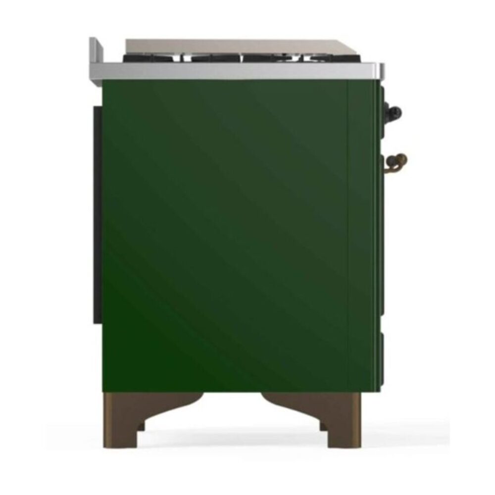 ILVE_UM12FDNS3EGB_Majestic_II_48"_Dual_Fuel_Range_Left_Angle