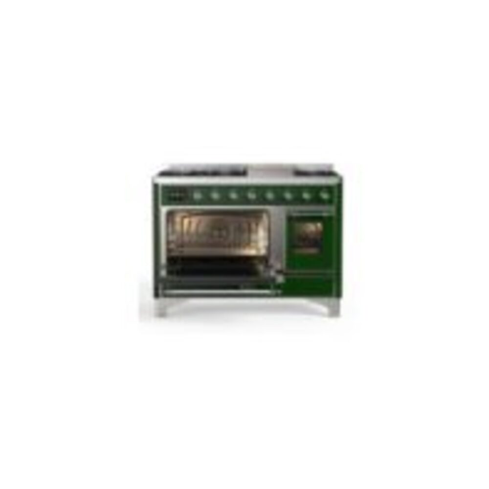 ILVE UM12F Majestic II 48 inch Dual Fuel Range with 8 Burners, Griddle