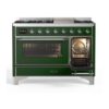 ILVE UM12F Majestic II 48 inch Dual Fuel Range with 8 Burners, Griddle