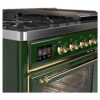 ILVE UM12F Majestic II 48 inch Dual Fuel Range with 8 Burners, Griddle