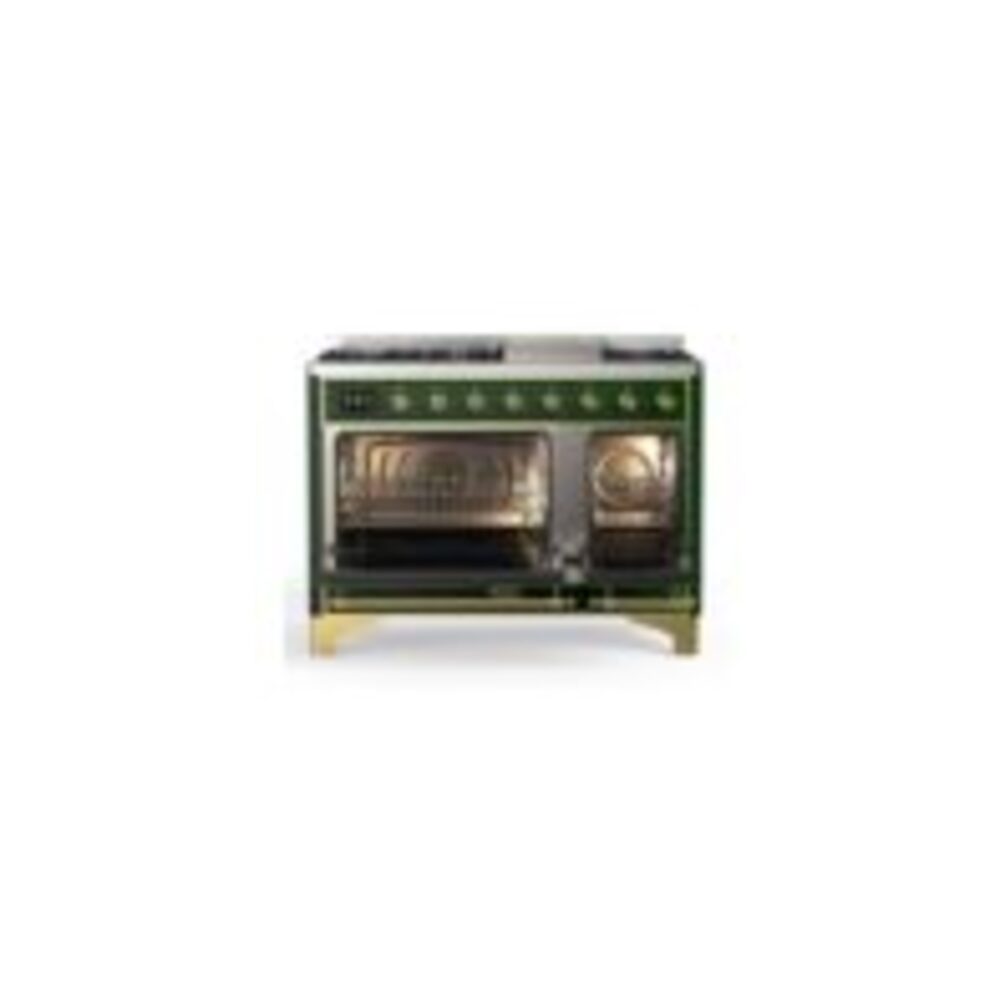 ILVE_UM12FDNS3EGGLP_Majestic_II_48"_Dual_Fuel_Range_Top_Angle
