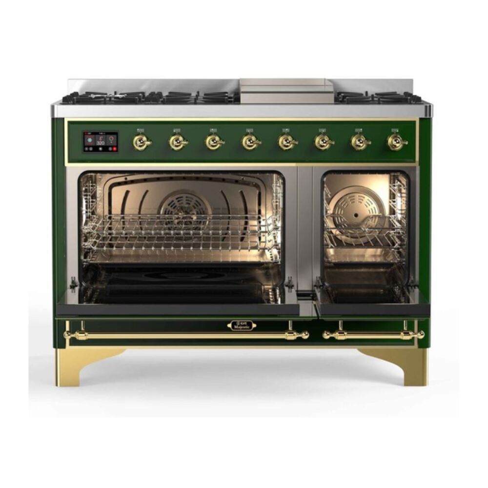 ILVE_UM12FDNS3EGG_Majestic_II_48"_Dual_Fuel_Range_Top_Angle