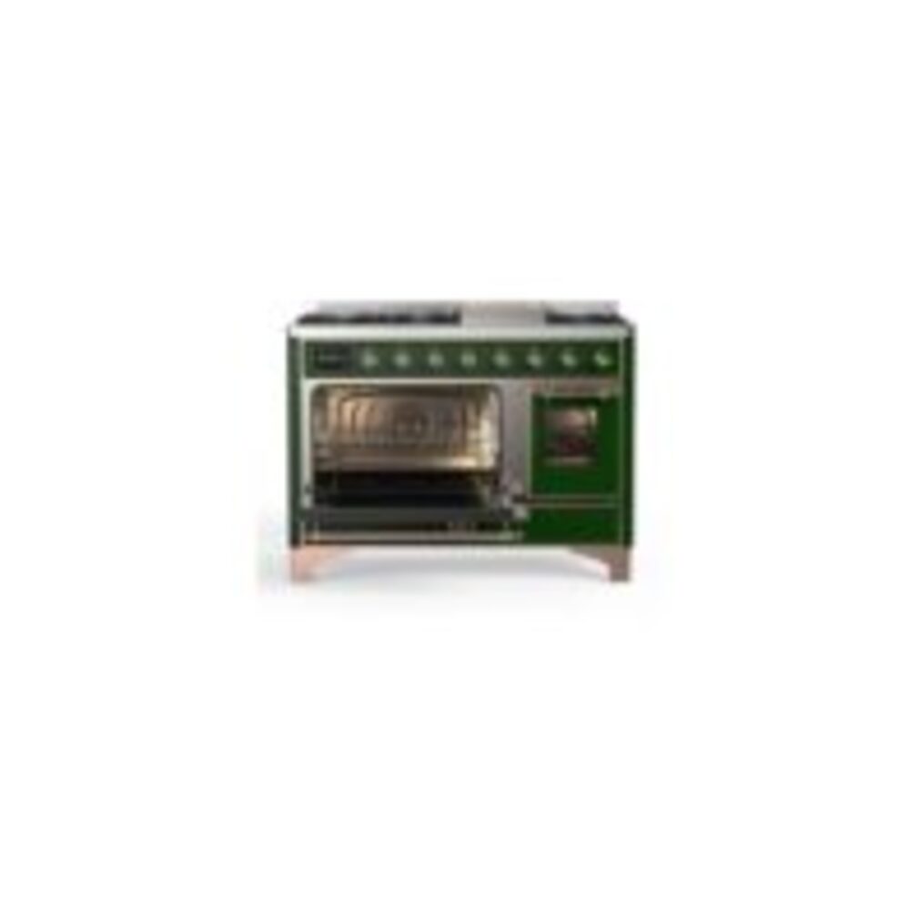 ILVE UM12F Majestic II 48 inch Dual Fuel Range with 8 Burners, Griddle