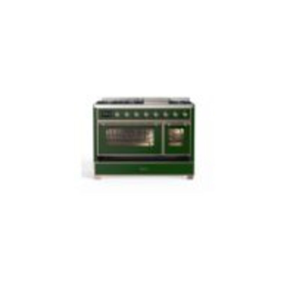 ILVE UM12F Majestic II 48 inch Dual Fuel Range with 8 Burners, Griddle