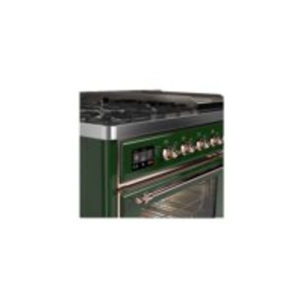 ILVE UM12F Majestic II 48 inch Dual Fuel Range with 8 Burners, Griddle