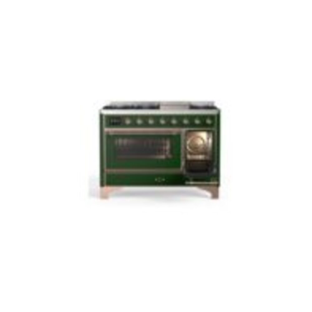ILVE UM12F Majestic II 48 inch Dual Fuel Range with 8 Burners, Griddle