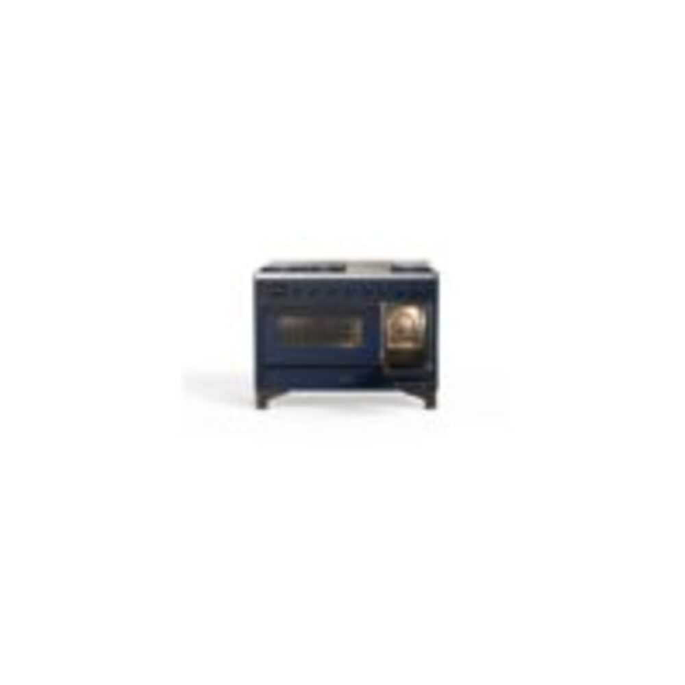 ILVE UM12F Majestic II 48 inch Dual Fuel Range with 8 Burners, Griddle
