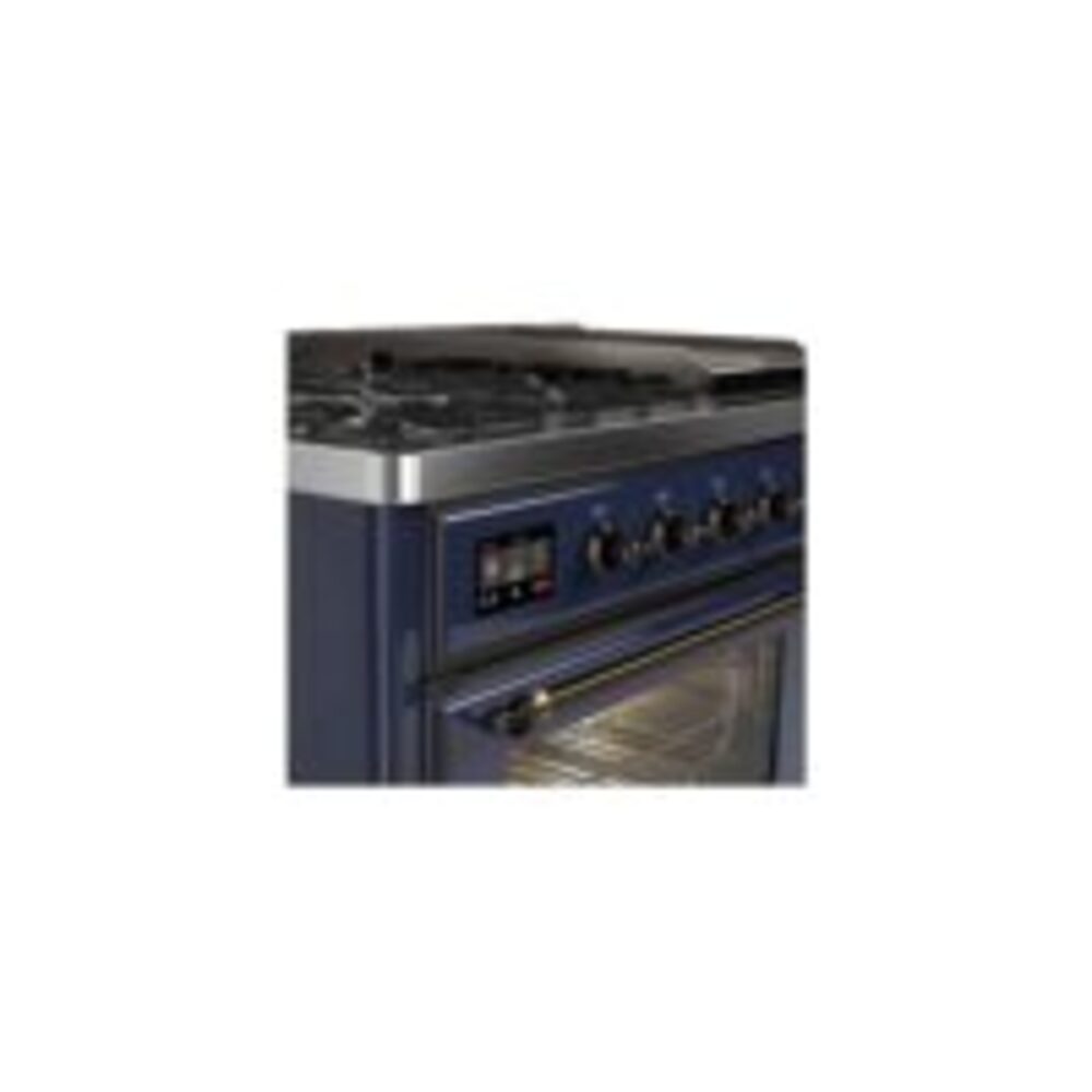 ILVE UM12F Majestic II 48 inch Dual Fuel Range with 8 Burners, Griddle